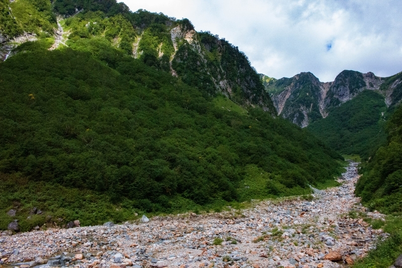 登山道からの景色