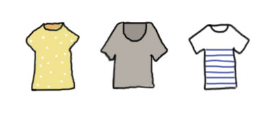 Tシャツのイラスト