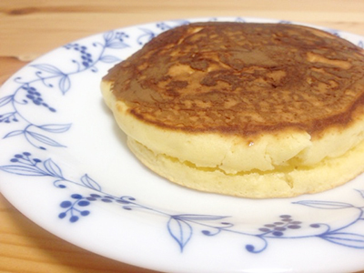 パンケーキ 横から