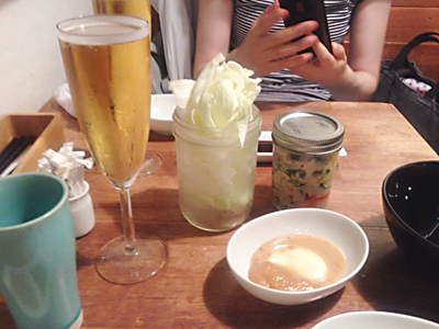 突き出しのキャベツ