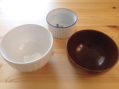お椀とボウルとココット
