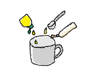 はちみつしょうがレモン イラスト