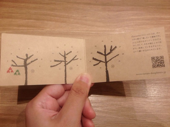 フロレスタのスタンプカード