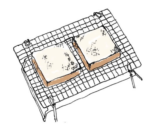 トースト イラスト