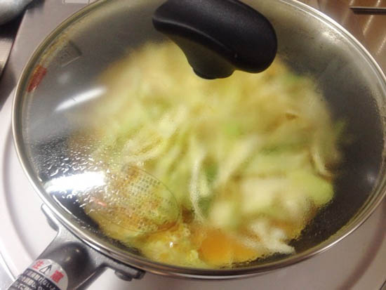 小麦粉と肉抜きお好み焼き