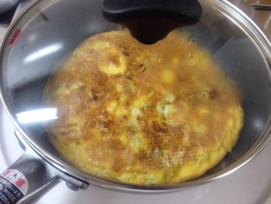 小麦粉と肉抜きお好み焼き