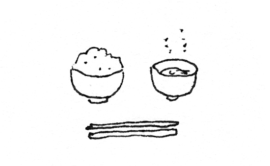 朝ごはん イラスト