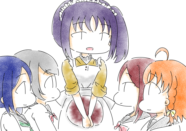 サンシャイン8話鹿角聖良店制服