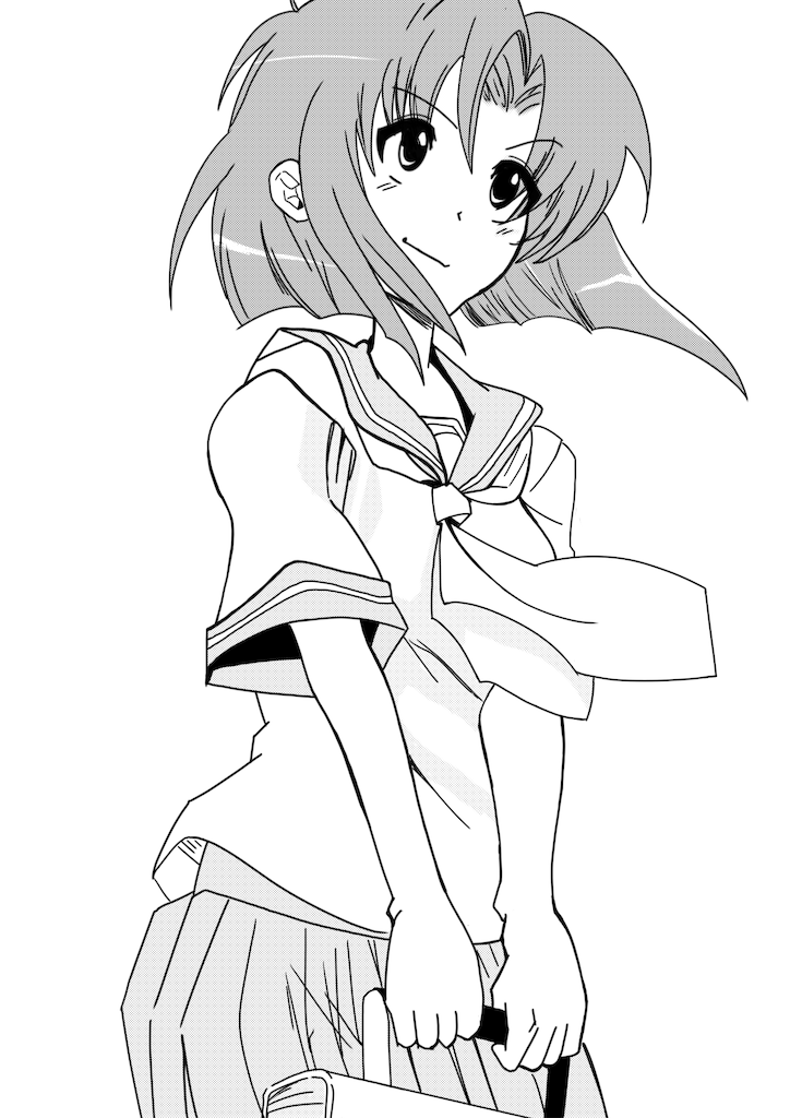 自分用 イラスト制作メモ 竜宮レナ 海岸通りで待ってるよ