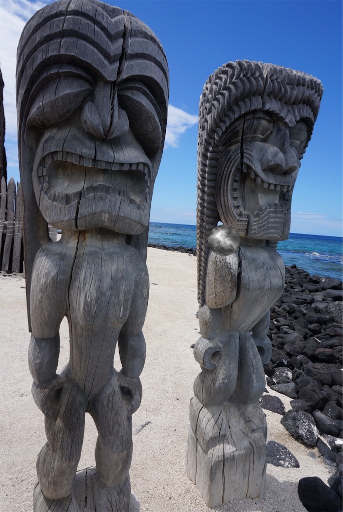 ハワイ島のティキを見にプウホヌア・オ・ホナウナウ国立歴史公園へ