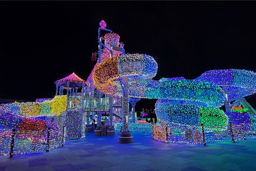 よみうりランド　ジュエルミネーション　オススメ　撮影スポット