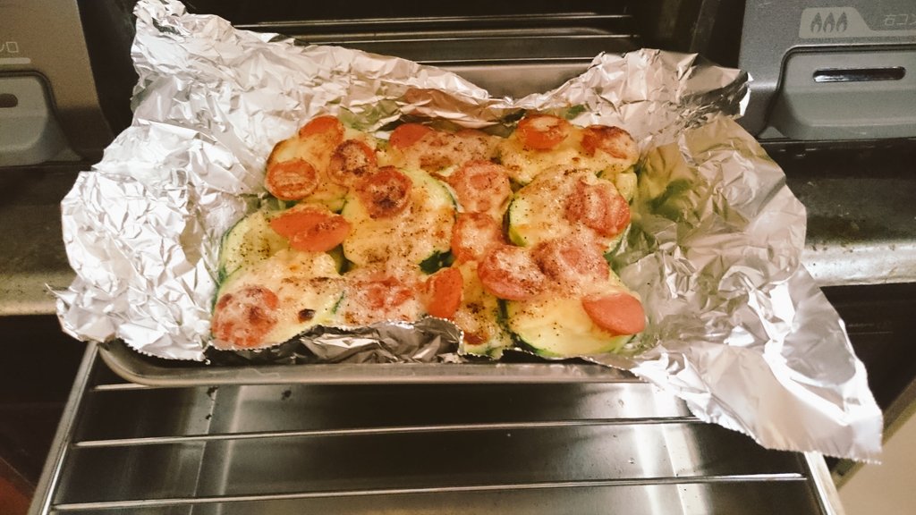 魚焼きグリルで！ささっとズッキーニのマヨ焼き - ぐーたらりっちな毎日