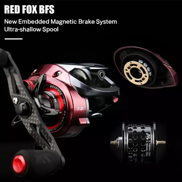 中華5000円ベイトフィネスリール Seaknight Red Fox Bfs 開封 初回使用インプレ アリエク釣具レビュー