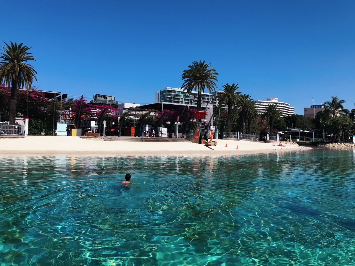 オーストラリア生活 ブリスベンの街中にある超おすすめビーチ Street Beach ねんち 夫婦のワーホリdairy オーストラリア生活 ブリスベンの街中にある超おすすめビーチ Street Beach ねんち 夫婦のワーホリdairy