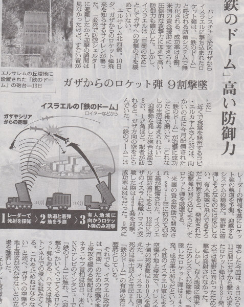 お互いを尊重するが実現できない人たち　2014年7月22日朝日朝刊