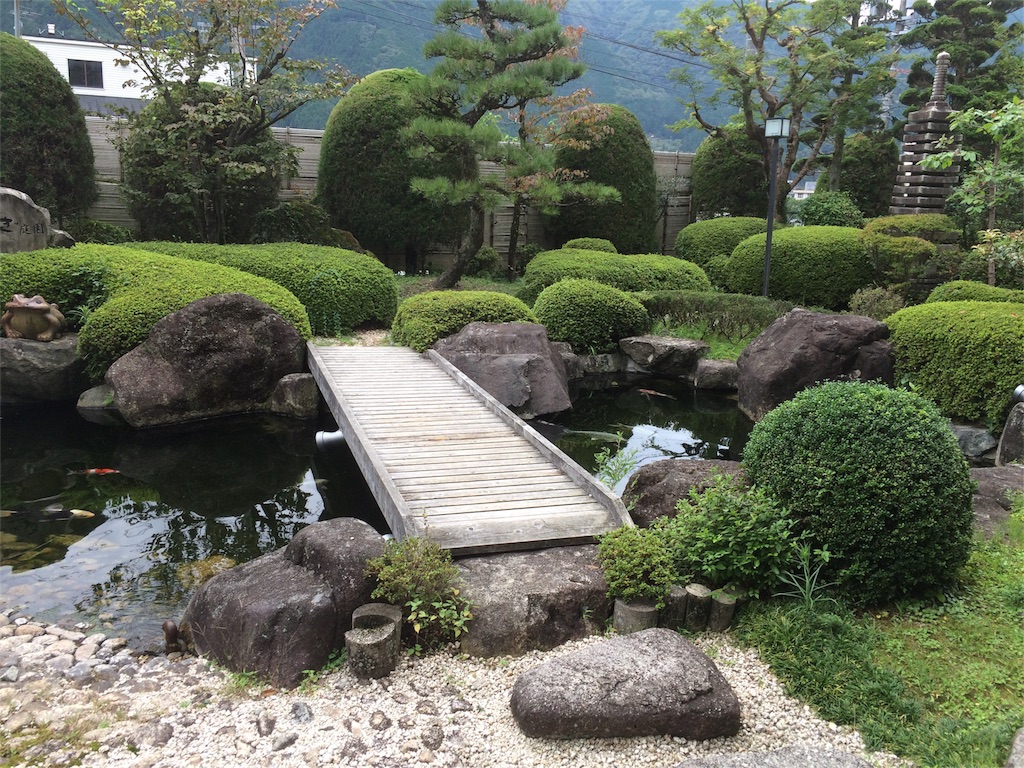 KKR下呂しらさぎ　日本庭園　橋