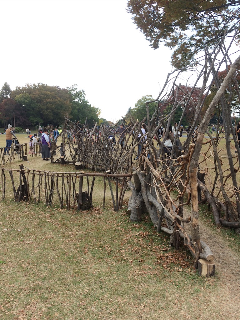 昭和記念公園　木の遊び場