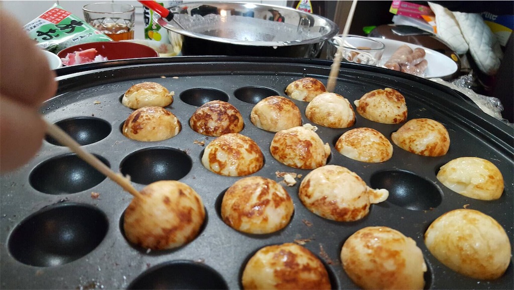 たこ焼きパーディー　焼きたて