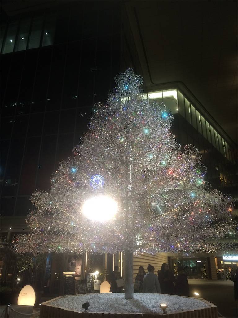 赤坂　イルミネーション　箱根ガラスの森　クリスタルツリー