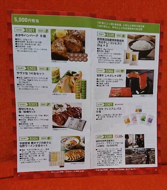 株主優待 長瀬産業 5,000円カタログ 株主優待 長瀬産業 5,000円カタログ