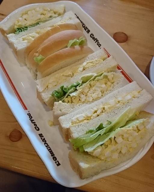 コメダ珈琲 エッグサンド