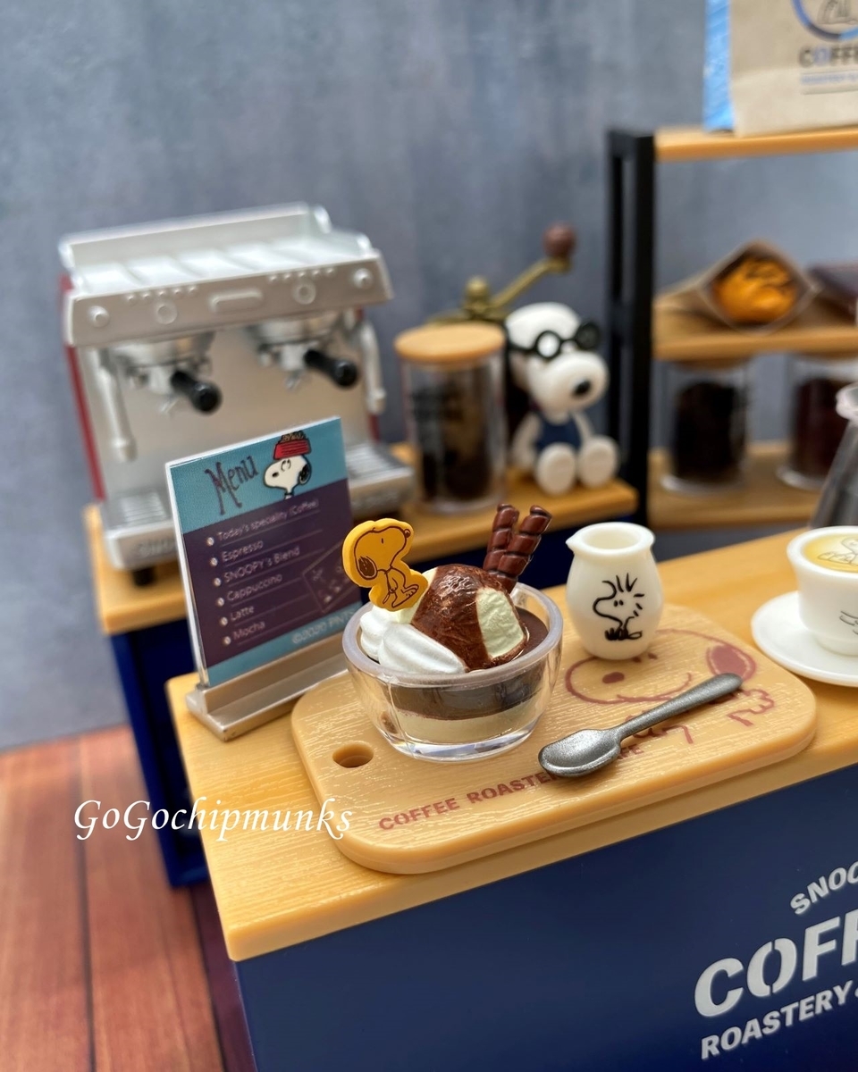 スヌーピーコーヒーロースタリー カフェ Snoopy Coffee Roastery Cafeでバリスタ ハグルのリーメントミニチュアブログ