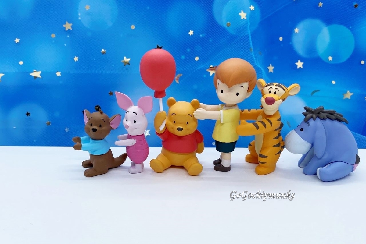 ならぶんです Winnie The Pooh かわいく並ぶ くまのプーさんと仲間たち ハグルのリーメントミニチュアブログ