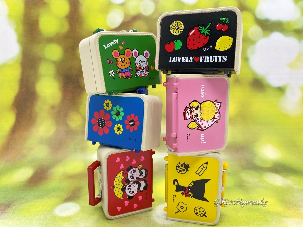 Kawaii 内藤ルネ おでかけトランクコレクション【6 cute colors