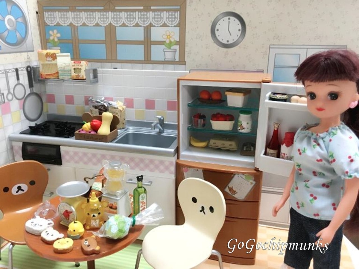 リーメント☆リラックマ ナチュラルマーケットと冷蔵庫withリカ