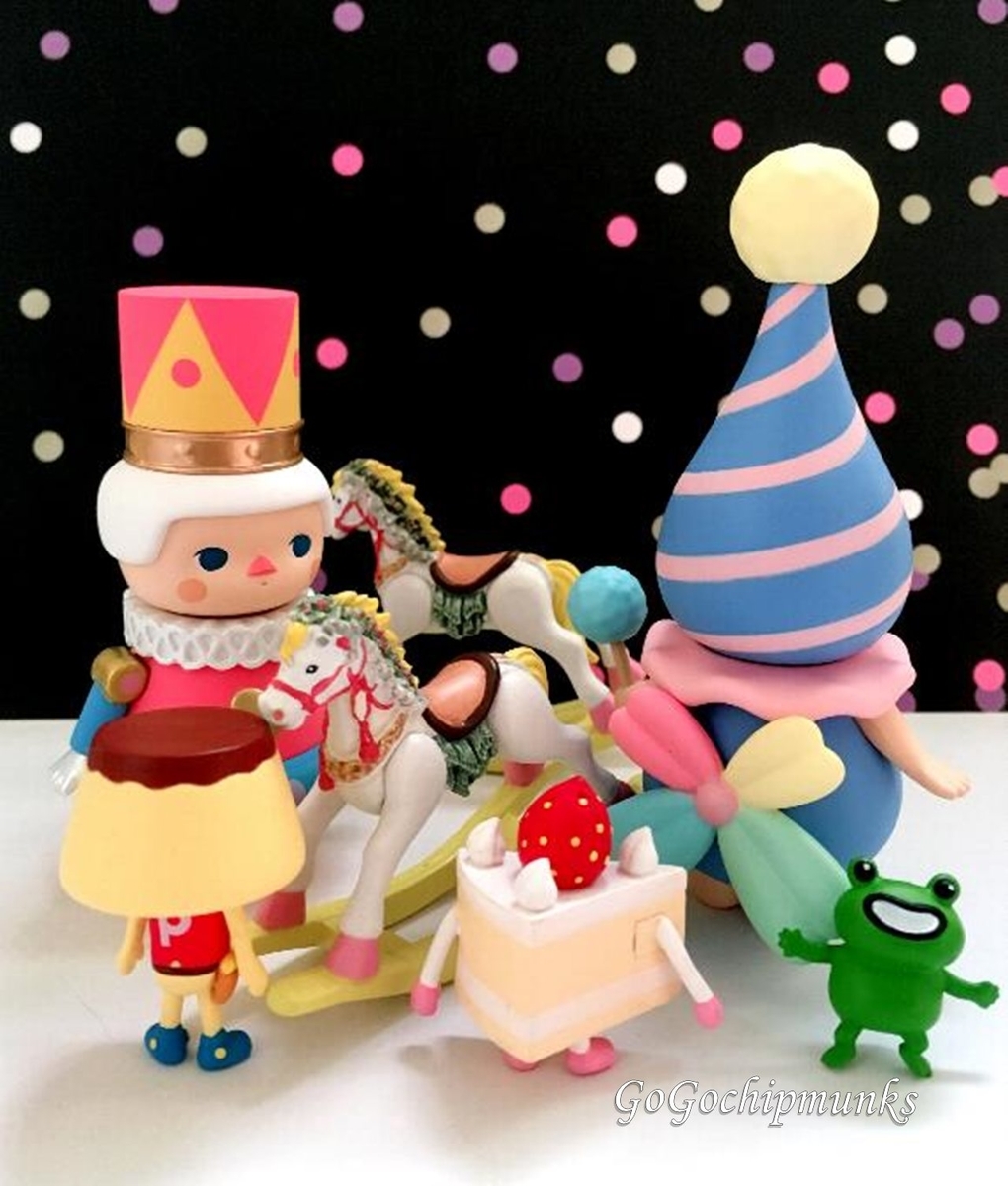 Lily❦　ポップマート　プッキー3体 PUCKY ベア プラネット シリーズ ぬいぐるみ【ピース】 - POP
