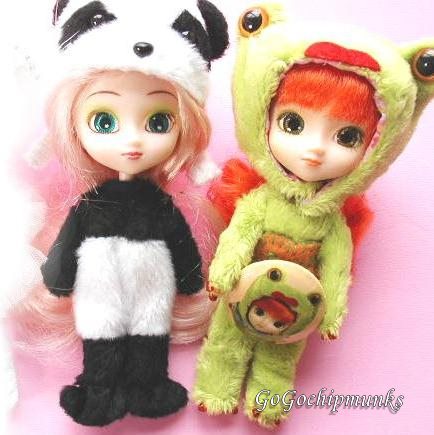 着ぐるみ＆ふわふわ系リトルプーリップ【パンダ・フラッギー