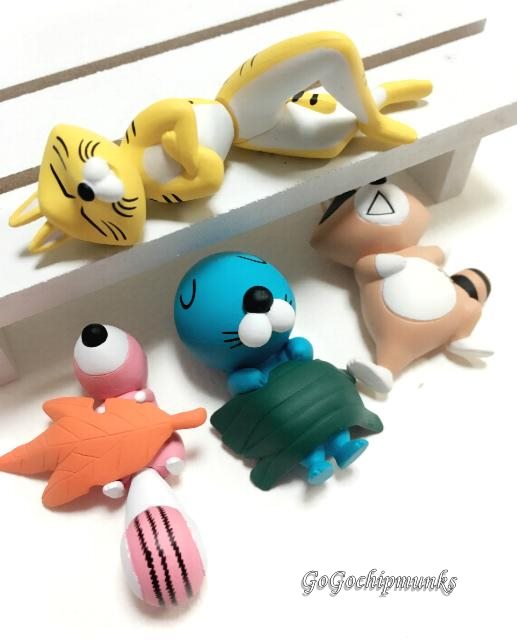 非売品⭐︎ぼのぼの⭐︎コンビニキャッチャーフィギュア12体セット1996 ぼのぼの おやすみフィギュアコレクション【みんな寝てるよ】 - ハグル