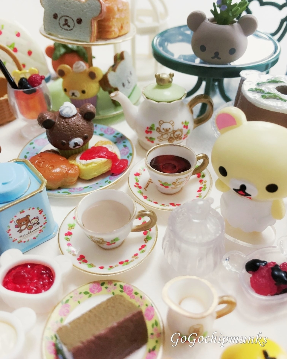 リラックマ はちみつガーデン&憧れのBritish Tea Time リーメント Miniature』 Rilakkuma British Tea Time リラックマ 憧れの