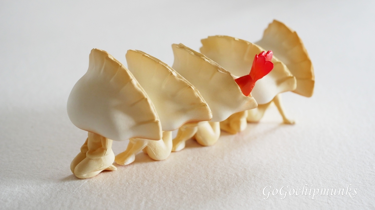 餃座マスコットフィギュア【Gyoza mascot figure】餃子の気持ち 