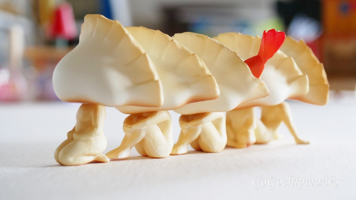 餃座マスコットフィギュア【Gyoza mascot figure】餃子の気持ち 