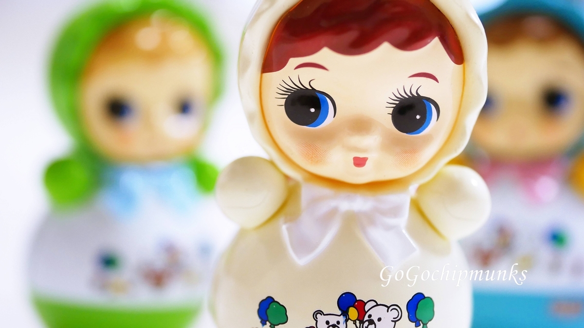 おきあがりポロンちゃんmini Retro color ver.【昭和レトロ