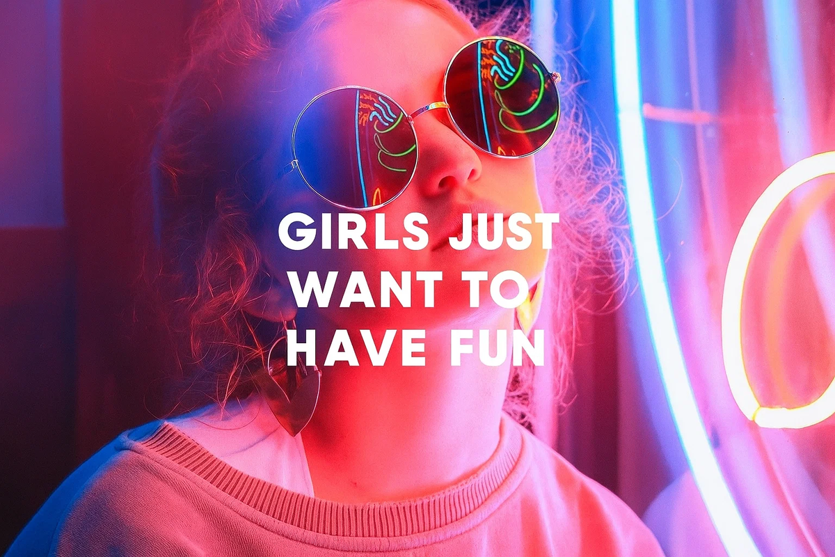 Girls Just Want To Have Fun ガールズ・ジャスト・ワナ・ハヴ・ファンをカタカナで歌ってみよう～Cyndi Lauper  シンディ・ローパー～ - ハグルの洋楽カラオケ～カタカナの歌詞で簡単に歌える～, image size:1200x800