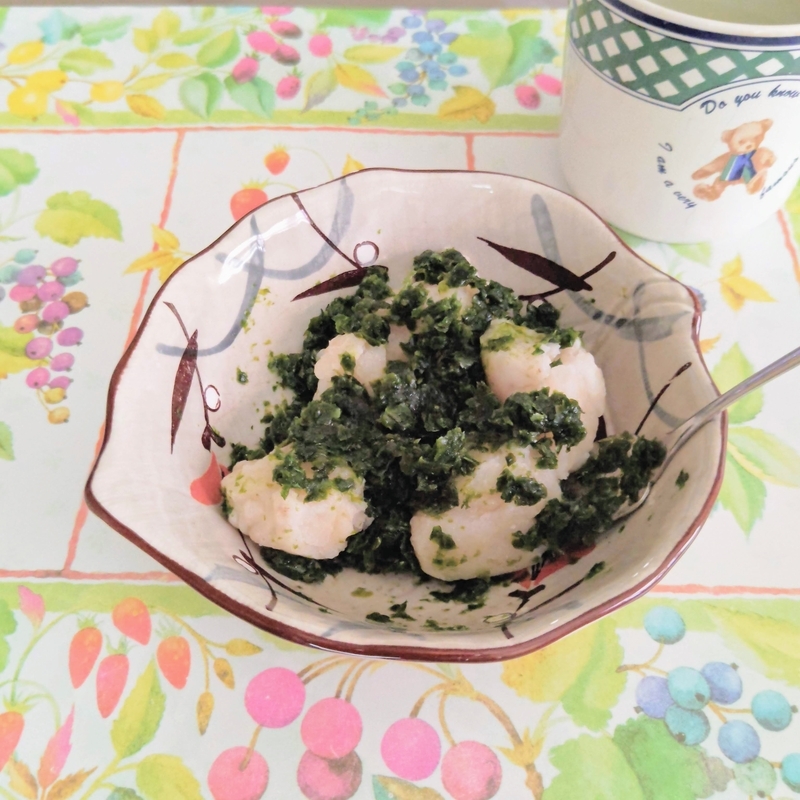 青のりタレの白玉もち