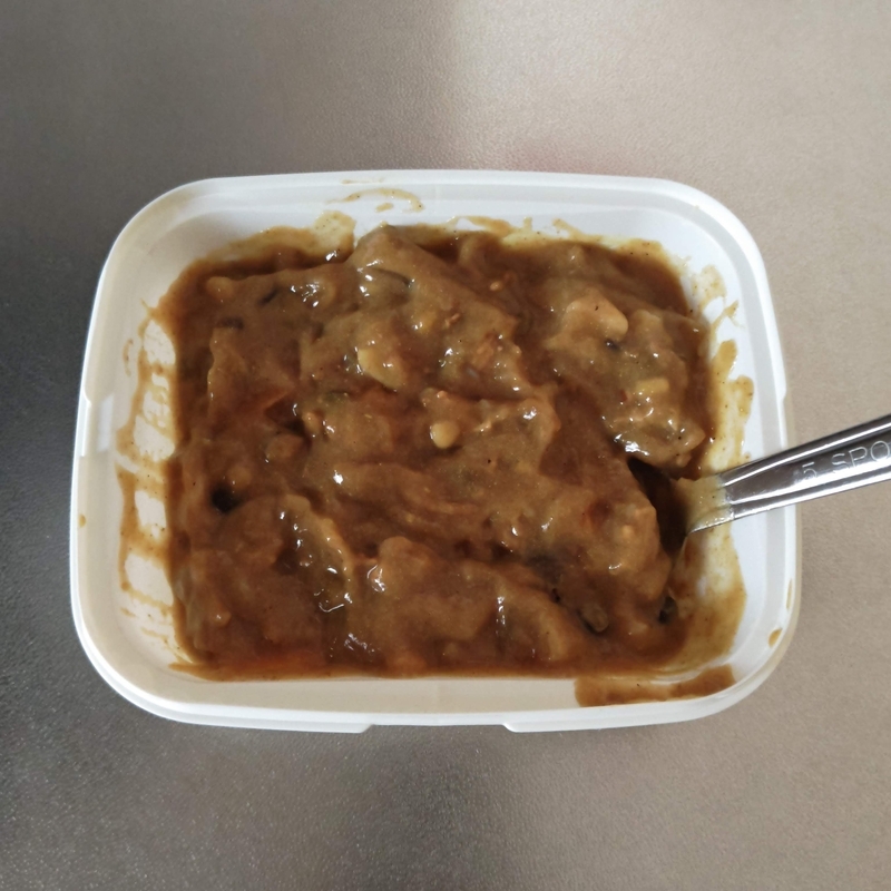 残ったカレー