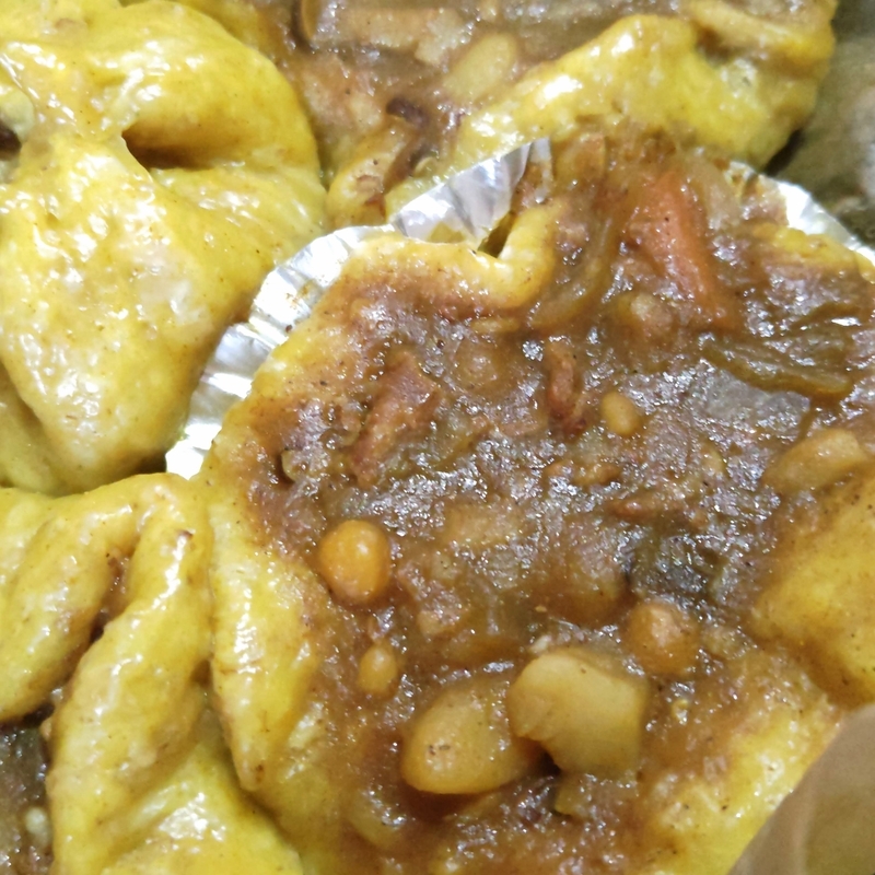 カレーまん　アップ 