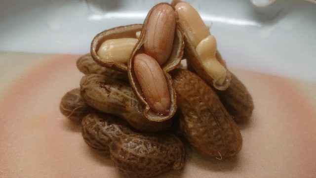 板前レシピ 落花生 生落花生 塩ゆで 作り方 ちっぴぃクッキング