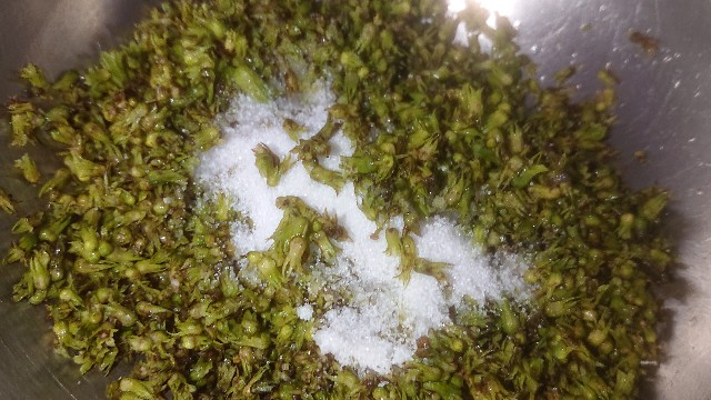 板前レシピ しその実 穂紫蘇 醤油漬け 佃煮 醤油煮 作り方 ちっぴぃクッキング