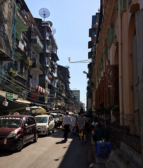 ヤンゴンのインド人街 @Yangon