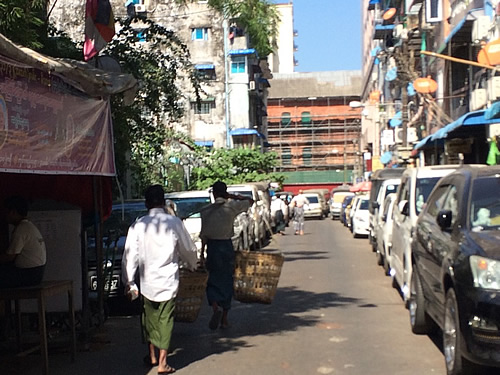 ヤンゴンのインド人街 @Yangon