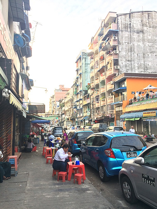 ヤンゴンのインド人街 @Yangon