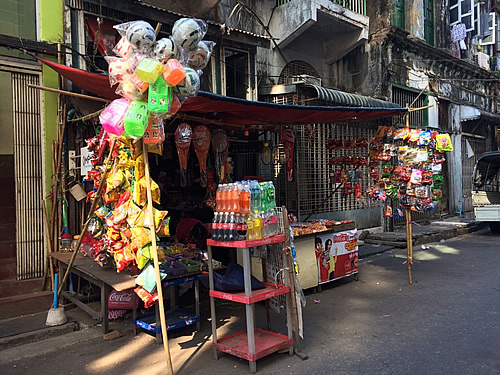 ヤンゴンのインド人街 @Yangon