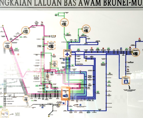 市民の足、公営バスに乗ってみた！ @ ブルネイ