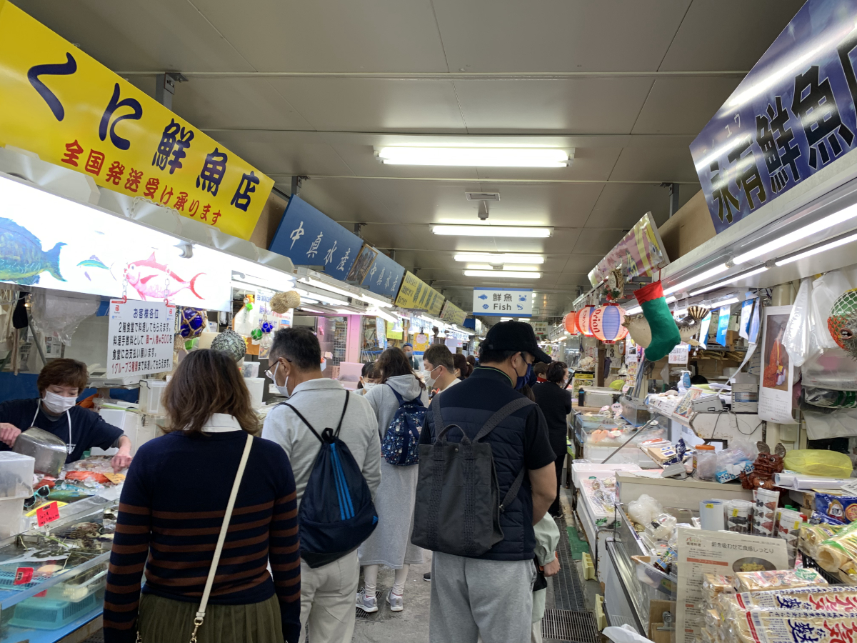 第一牧志公設市場　鮮魚売り場