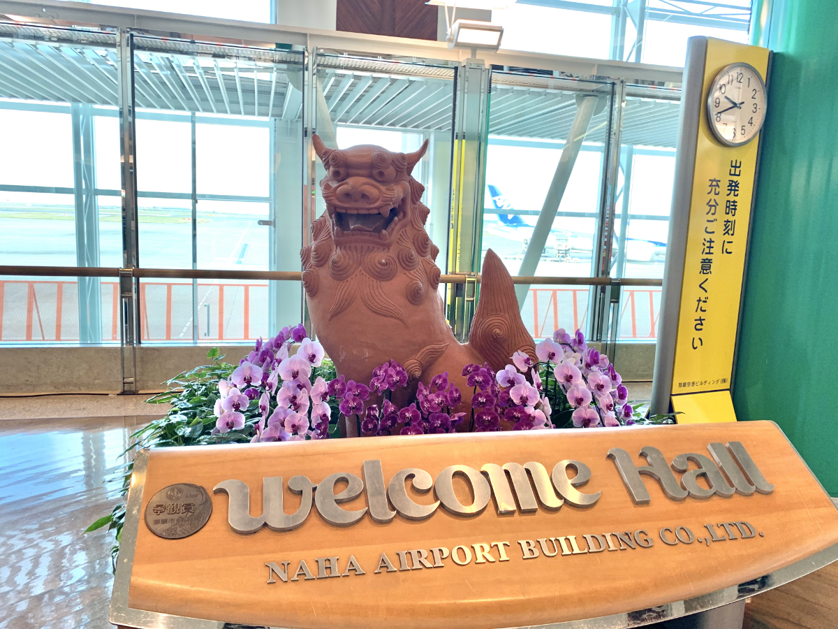 那覇空港のシーサー