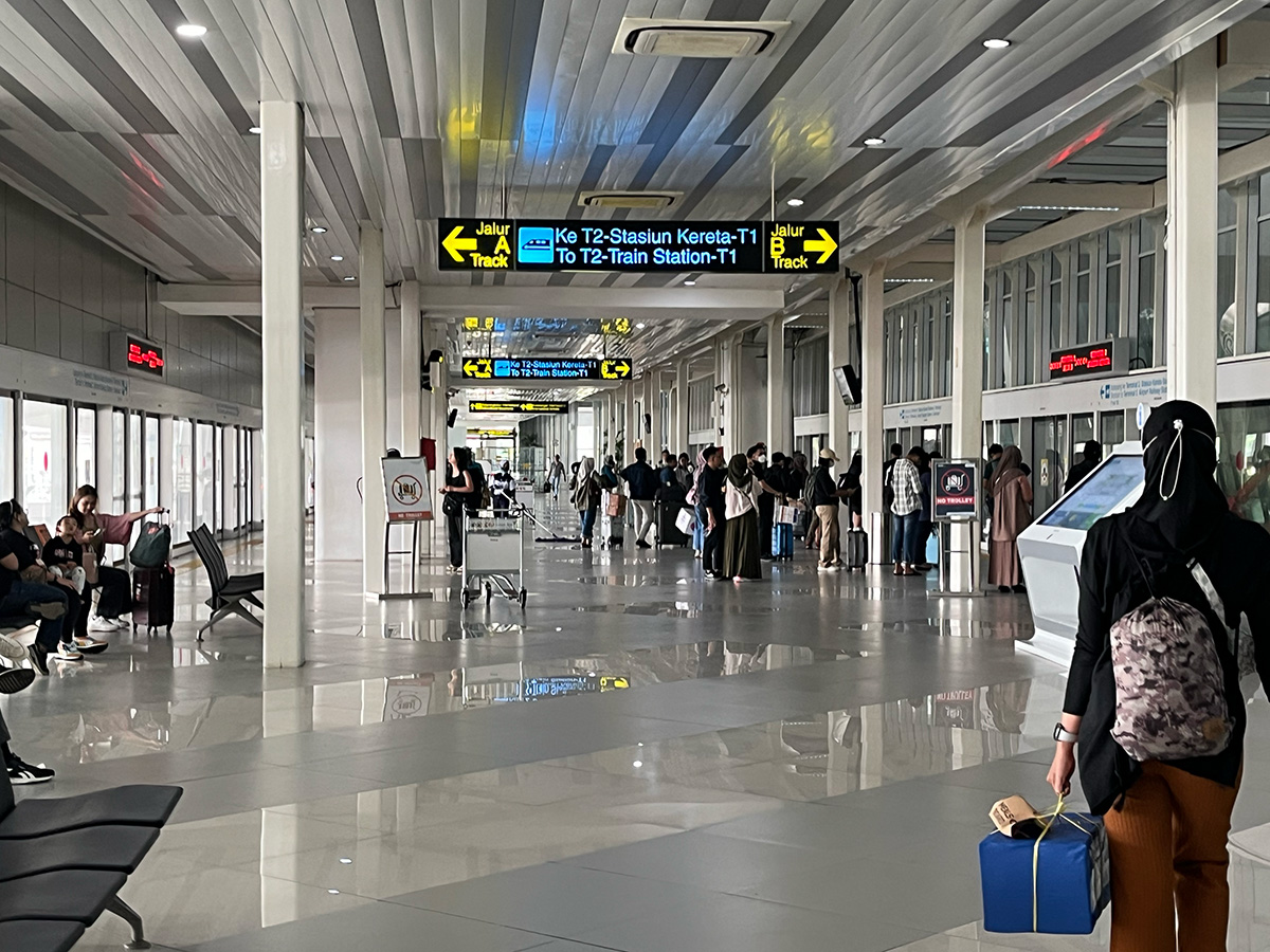 スカルノハッタ空港のスカイトレイン